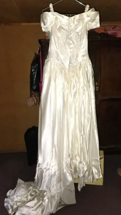 Vestido de Novia Blanco talla 40 (s/m) - miniatura 2