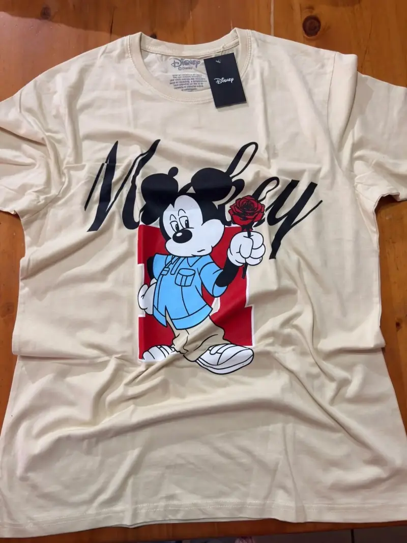 Polera Disney Mickey Mouse beige
