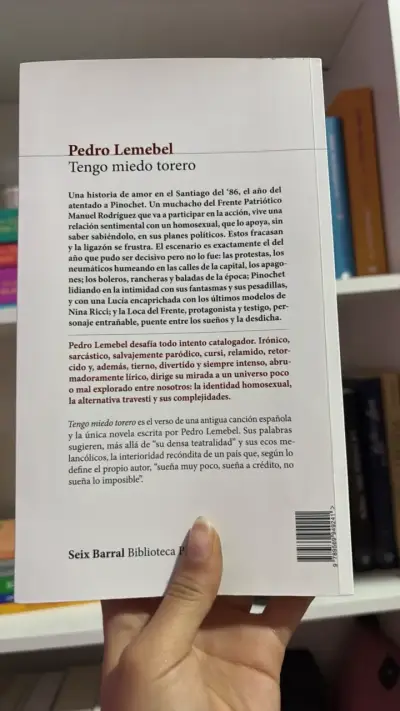 Libro 'Tengo miedo torero' de Pedro Lemebel - miniatura 2