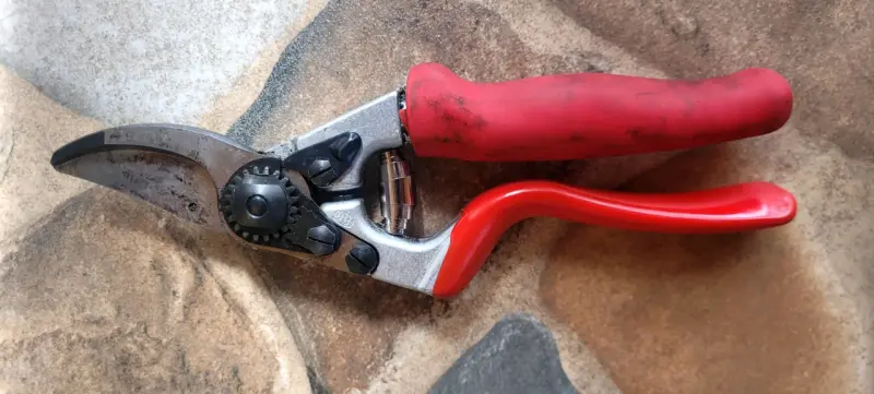 Tijeras de podar Felco 10 con mango rojo - 2