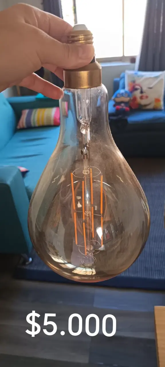 Ampolleta LED vintage grande