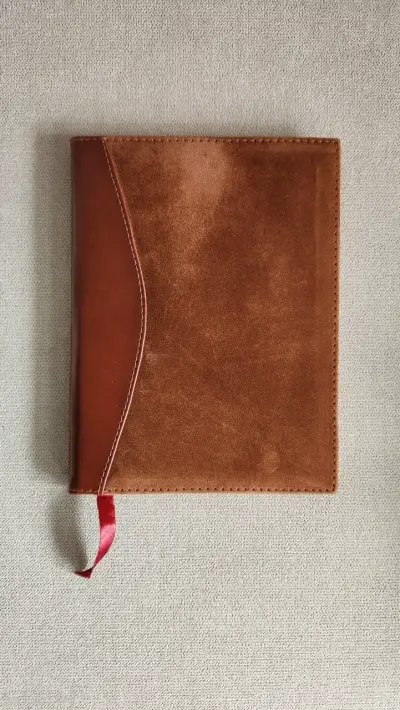 Agenda Búho vintage de cuero 1999 - miniatura 1