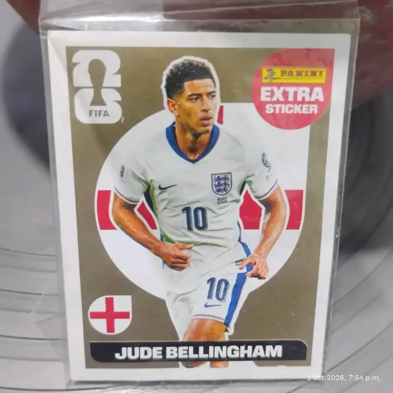 Lámina Panini Extra Sticker Jude Bellingham FIFA