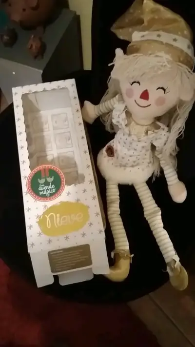 Muñeco Duende Mágico Nieve decorativo - miniatura 1