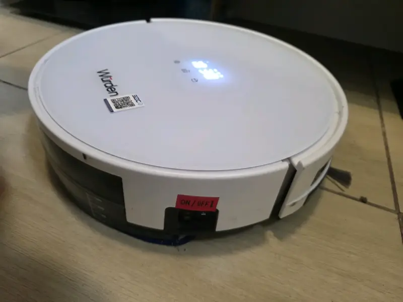 Robot aspiradora Wurden blanco con control remoto