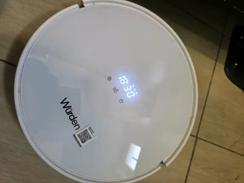 Robot aspiradora Wurden blanco con control remoto - 4