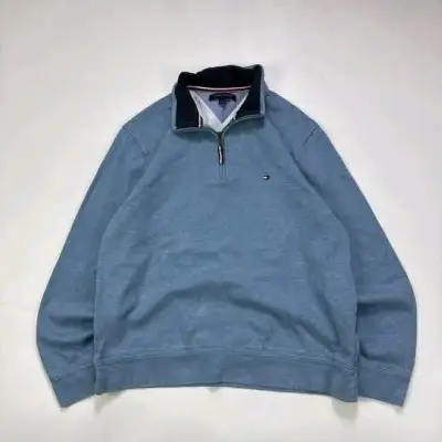 Polerón azul Tommy Hilfiger con cierre - miniatura 2