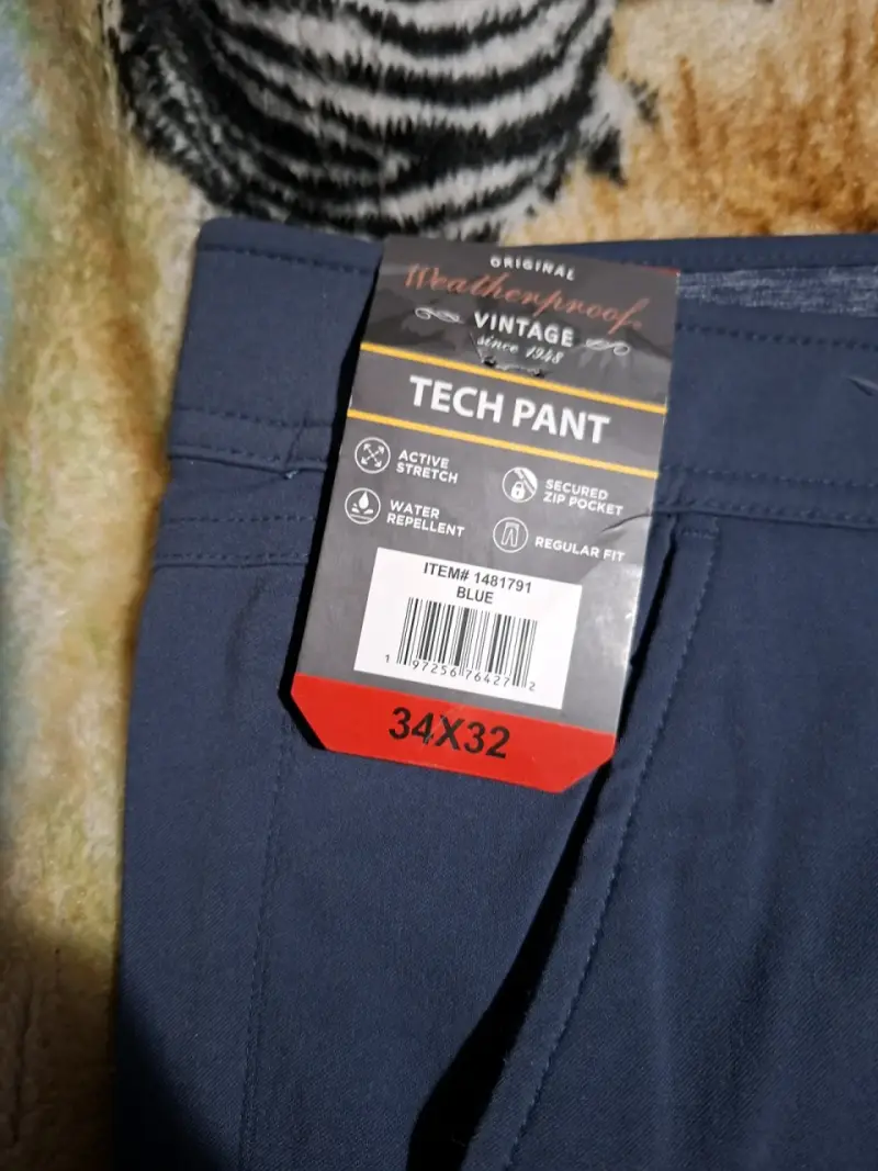 Pantalones Weatherproof Vintage Tech Pant Azul Talla 46 - 2
