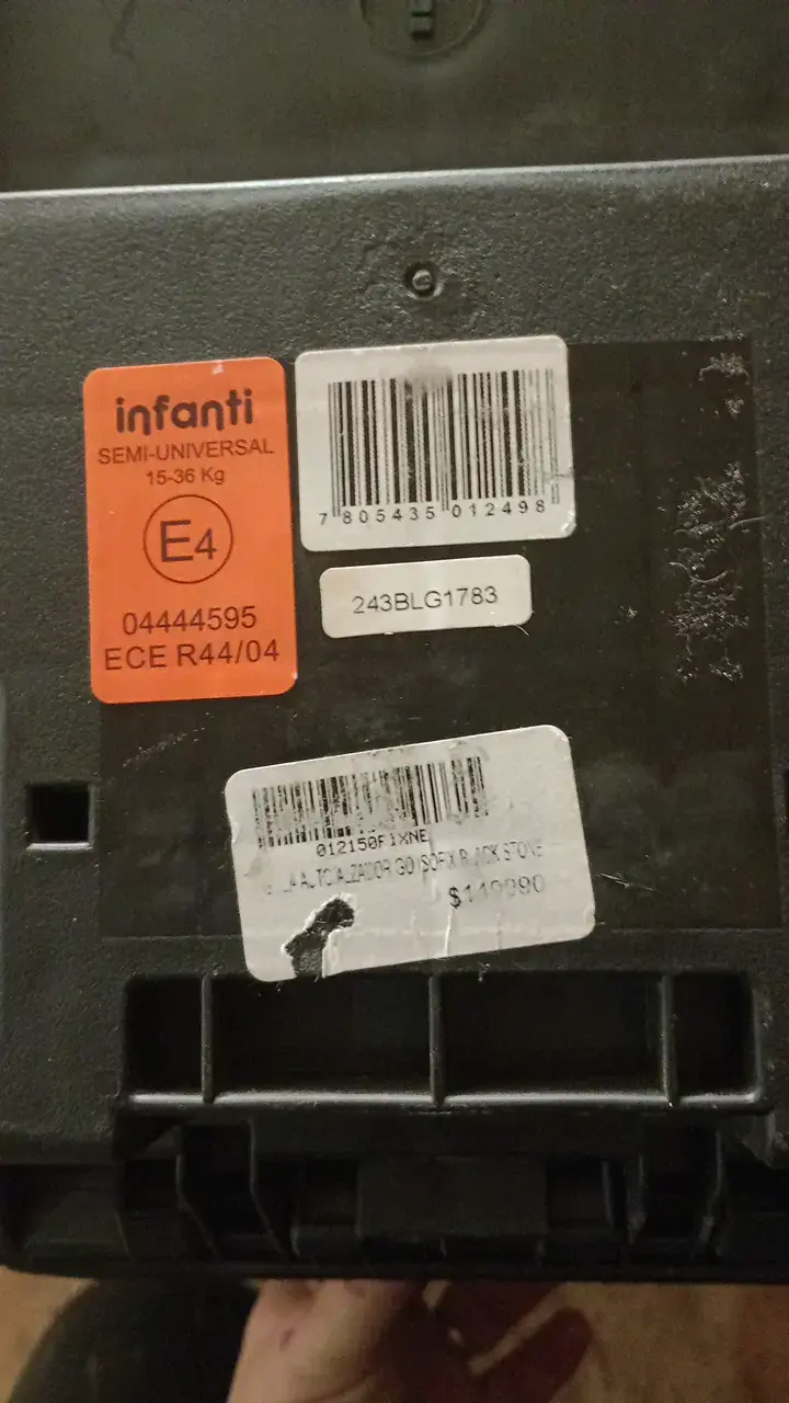 Asiento elevador para auto Infanti negro - 3