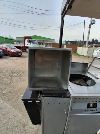 Carro de Comida Rápida con cocina y Lavamanos - miniatura 3