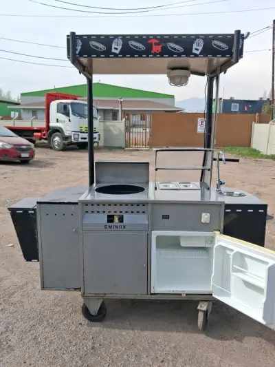 Carro de Comida Rápida con cocina y Lavamanos - miniatura 5