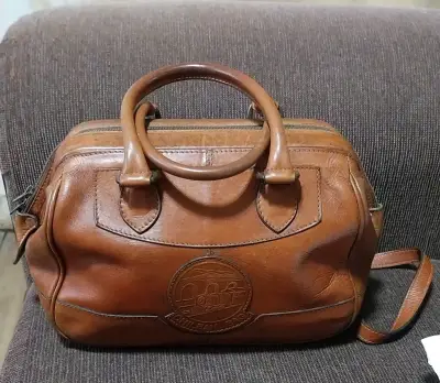 Bolso de cuero marrón Chilean Bag vintage - miniatura 3