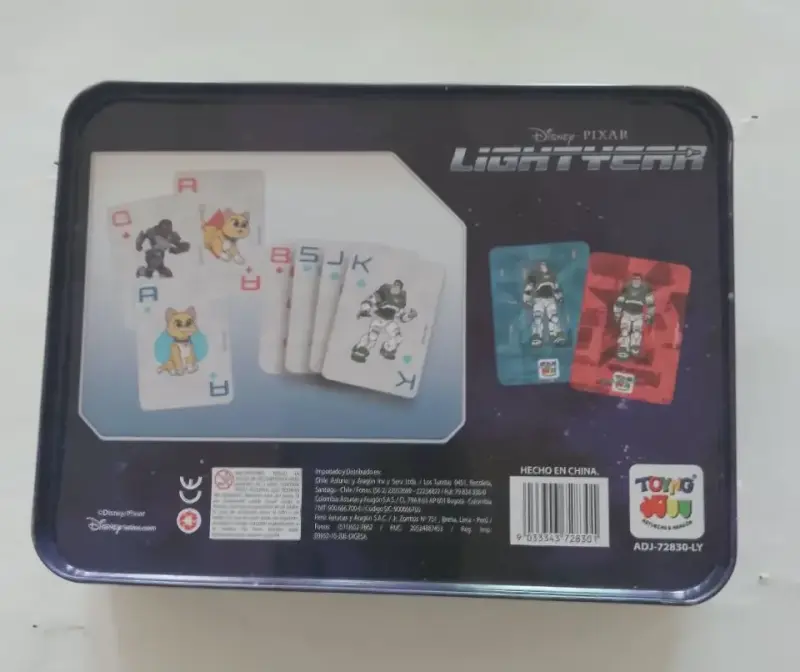Juego De Cartas Naipe Inglés Lightyear 108 Cartas - 2