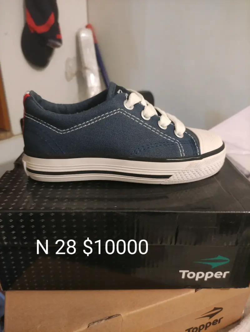 Zapatillas Topper para niños talla 28 azul