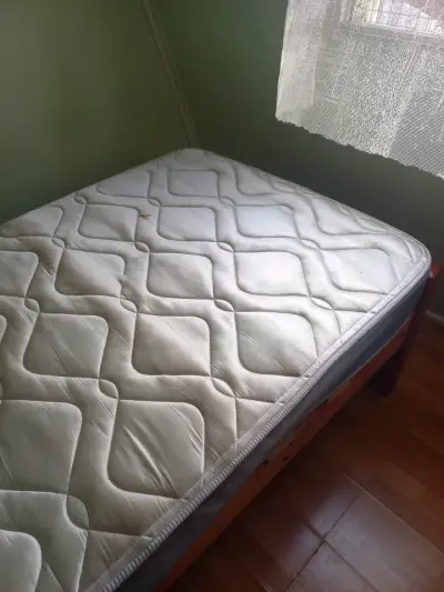 Cama de madera individual con colchón incluido - miniatura 3