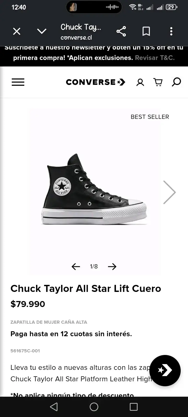 Zapatillas Converse Chuck Taylor All Star negras - 4