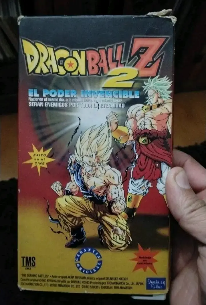 VHS Dragon Ball Z 2 El Poder Invencible