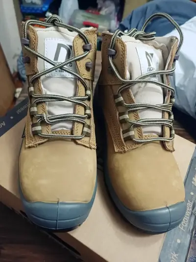 Botas de seguridad Norseg anticlavo color marrón - miniatura 2