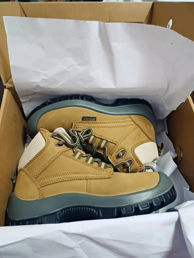 Botas de seguridad Norseg anticlavo color marrón - 5