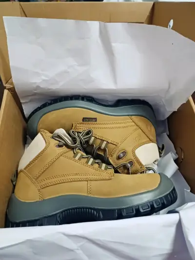 Botas de seguridad Norseg anticlavo color marrón - miniatura 5