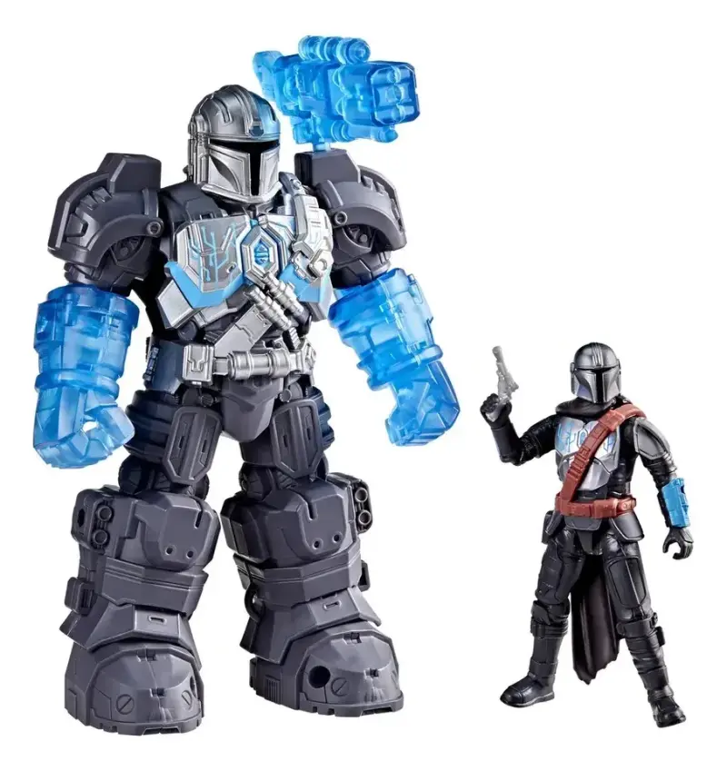 Figura de acción Mandalorian con armadura y accesorios - 1