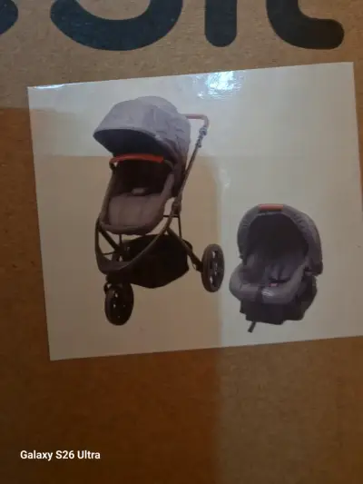 Coche de bebé Bebesit Trek con silla de auto - miniatura 1