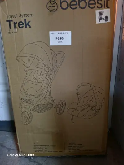 Coche de bebé Bebesit Trek con silla de auto - miniatura 4