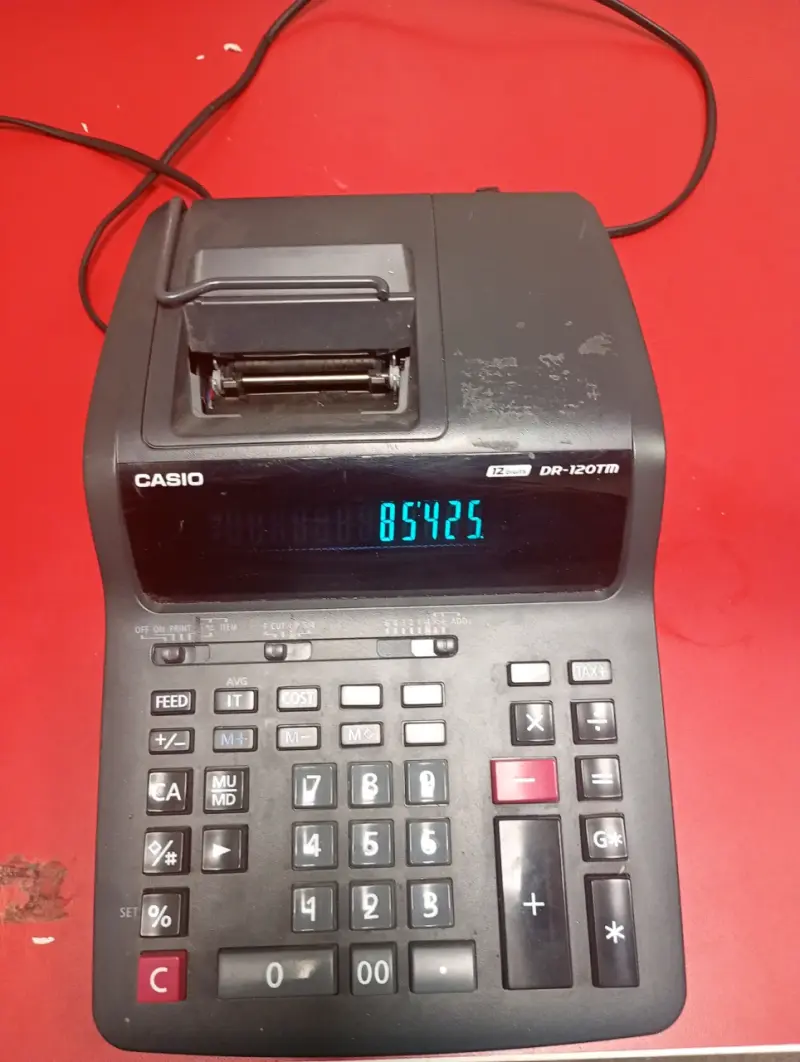 Calculadora Impresora Casio DR-120TM - 4