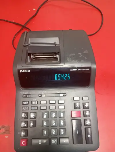 Calculadora Impresora Casio DR-120TM - miniatura 5