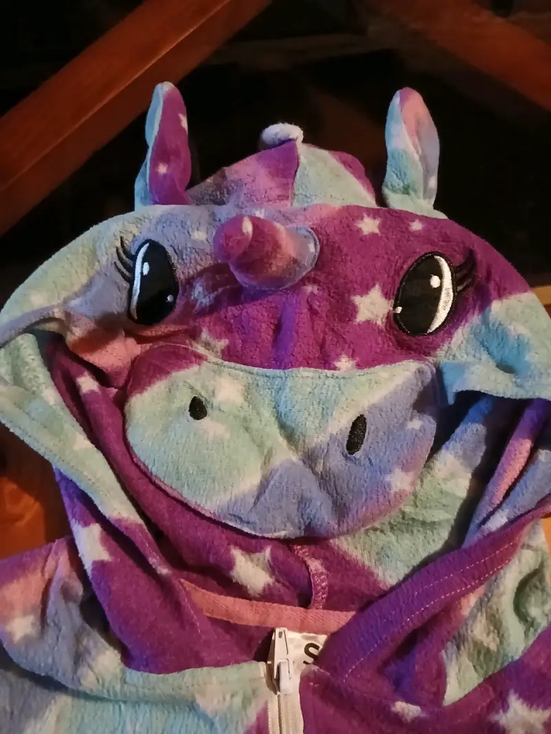 Pijama unicornio infantil talla 6 a 7 años - 1