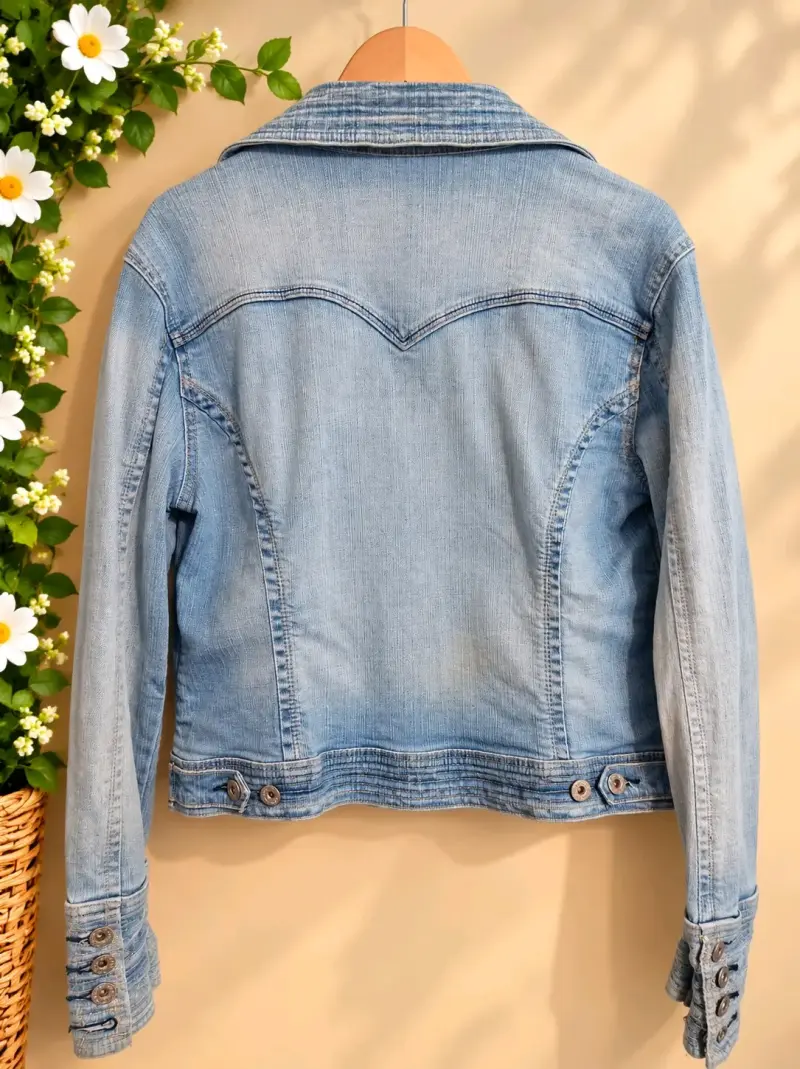 Chaqueta de mezclilla azul claro Foxy Jeans - 3