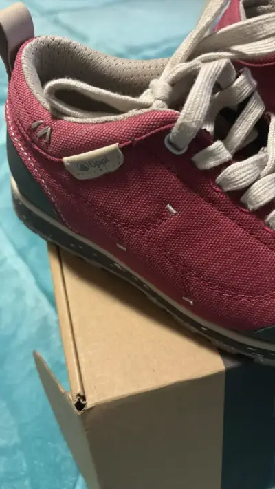 Zapatillas de trekking Upp! rojas para mujer - miniatura 2