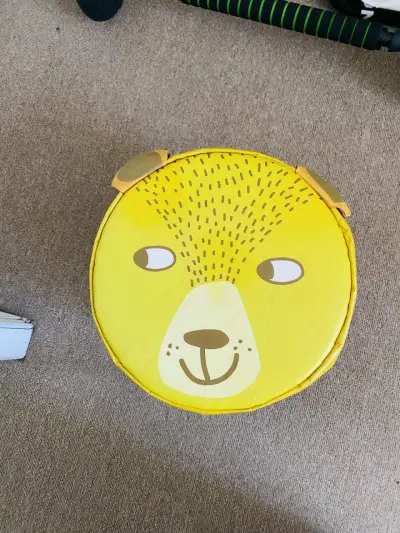 Cubo de almacenamiento infantil con diseño de león - miniatura 2