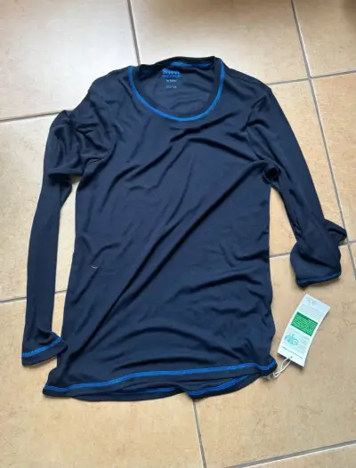 Polera térmica azul marino para hombre - miniatura 1