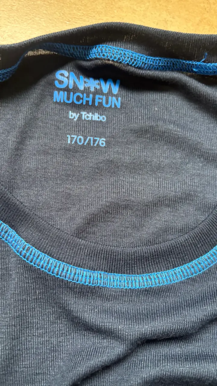 Polera térmica azul marino para hombre - 2