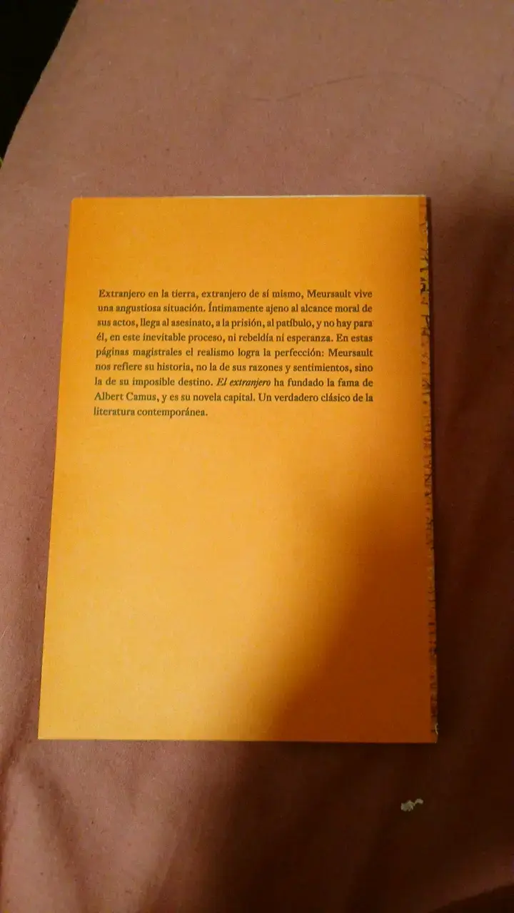 Libro 'El Extranjero' de Albert Camus - 2