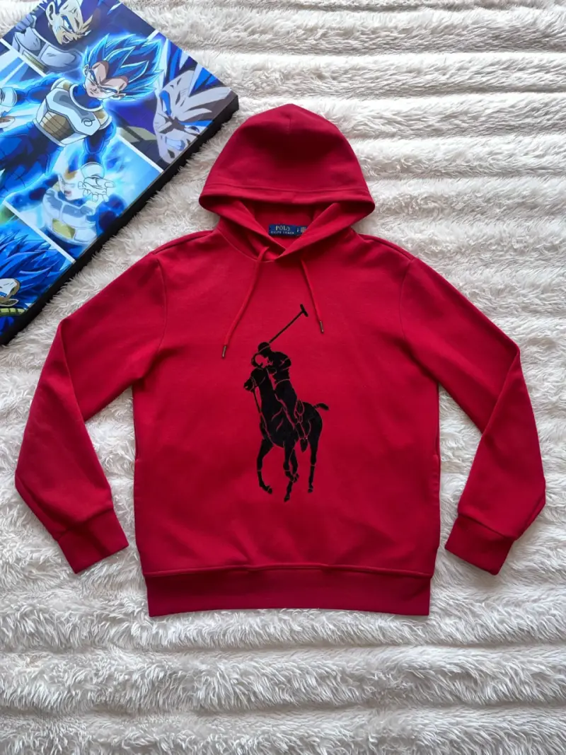 Polerón con Capucha Rojo Polo Ralph Lauren - 1