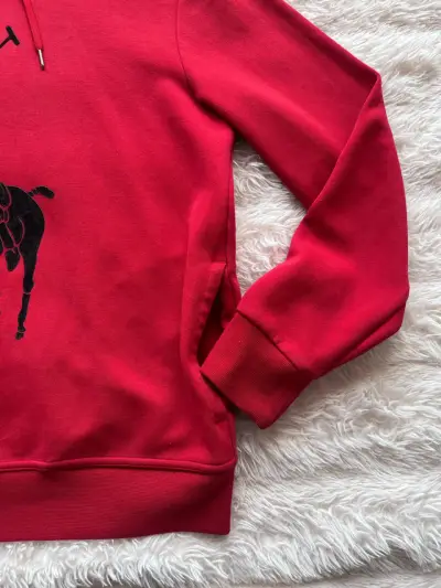 Polerón con Capucha Rojo Polo Ralph Lauren - miniatura 3