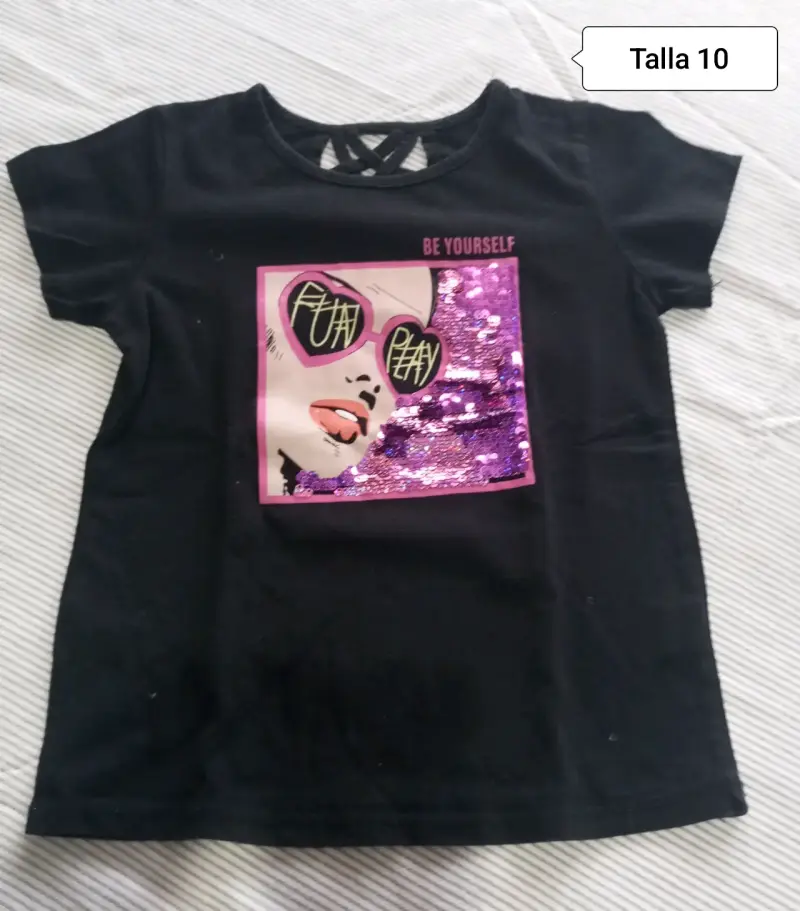 Lote de poleras y chaqueta para niña - 6