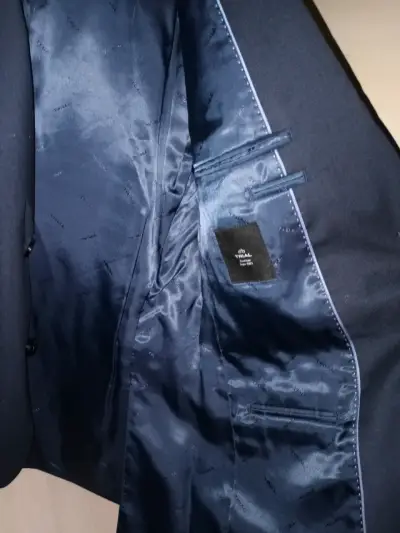Blazer azul marino profundo Trial para hombre - miniatura 1