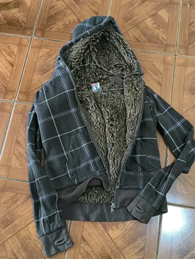 Chaqueta con capucha forrada de peluche Roxy - miniatura 1
