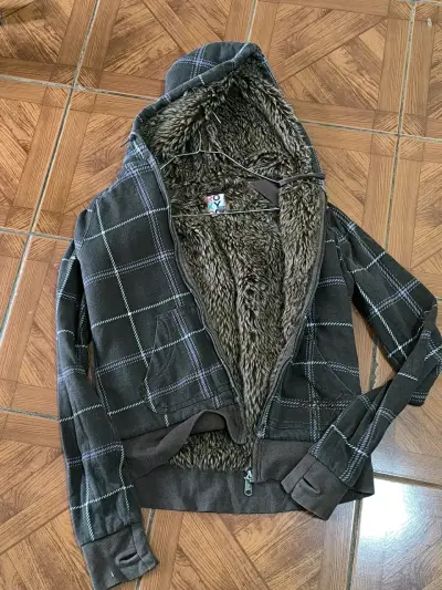 Chaqueta con capucha forrada de peluche Roxy - miniatura 2