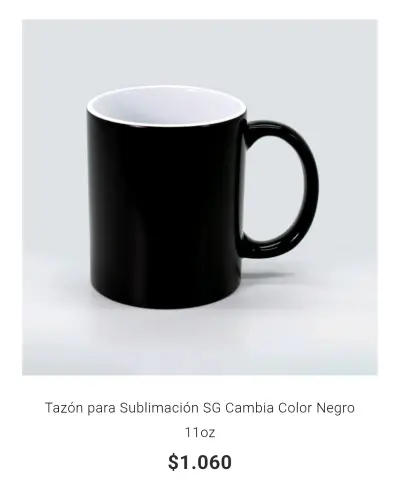 Tazón mágico cambia color negro 11oz - miniatura 3