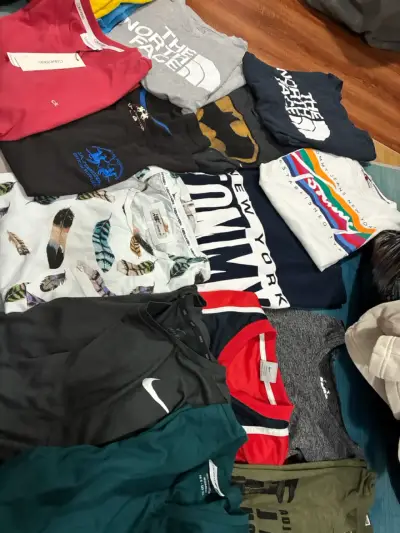 Lote 14 poleras de marcas variadas para hombre - miniatura 1