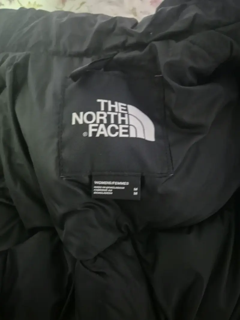 Chaqueta de plumas negra The North Face para mujer - 2