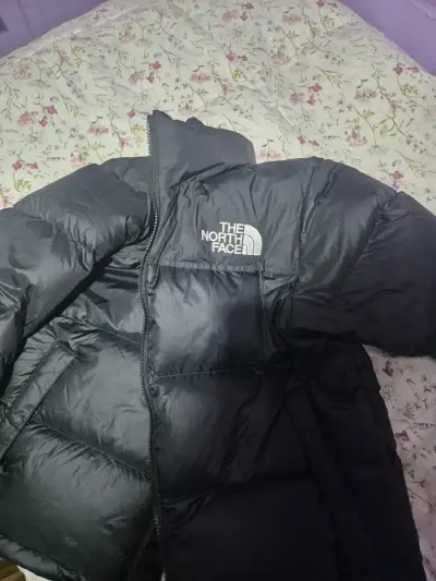 Chaqueta de plumas negra The North Face para mujer - miniatura 3