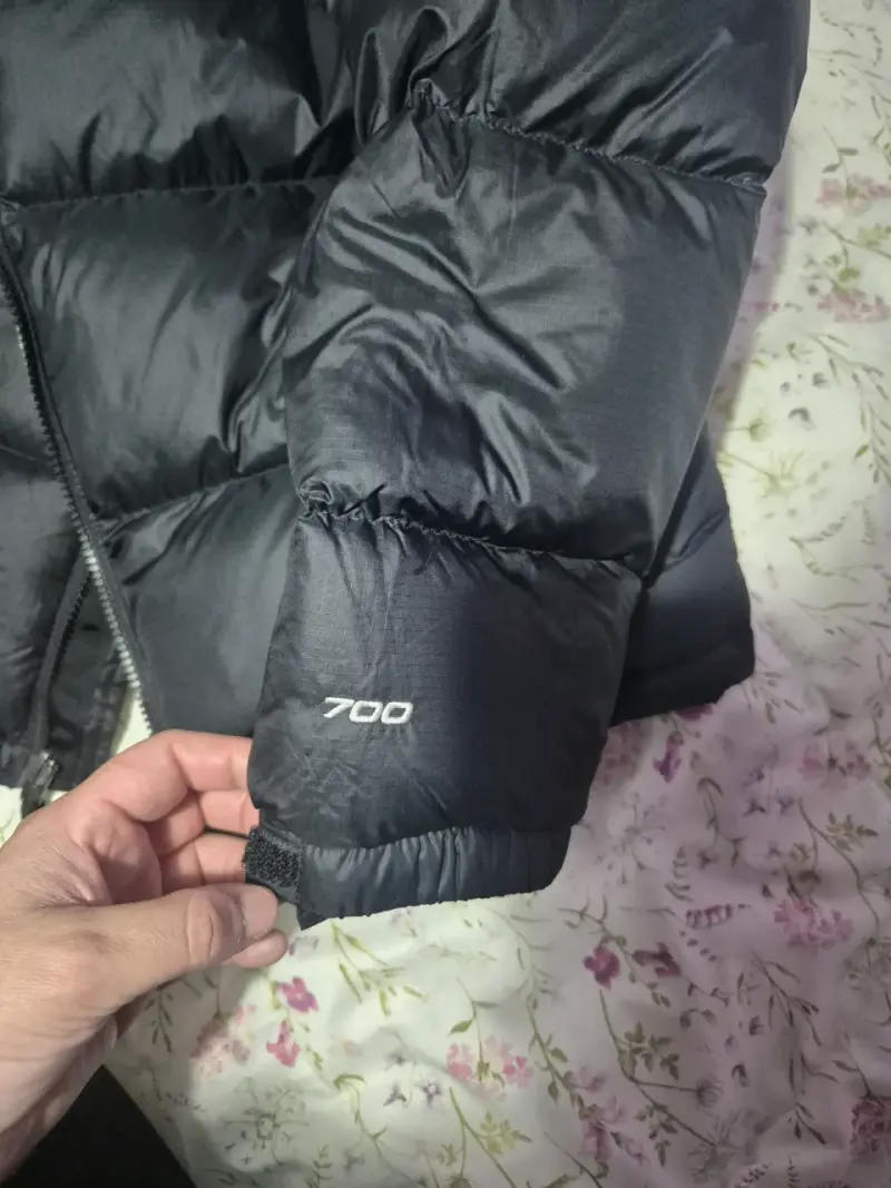 Chaqueta de plumas negra The North Face para mujer - 6