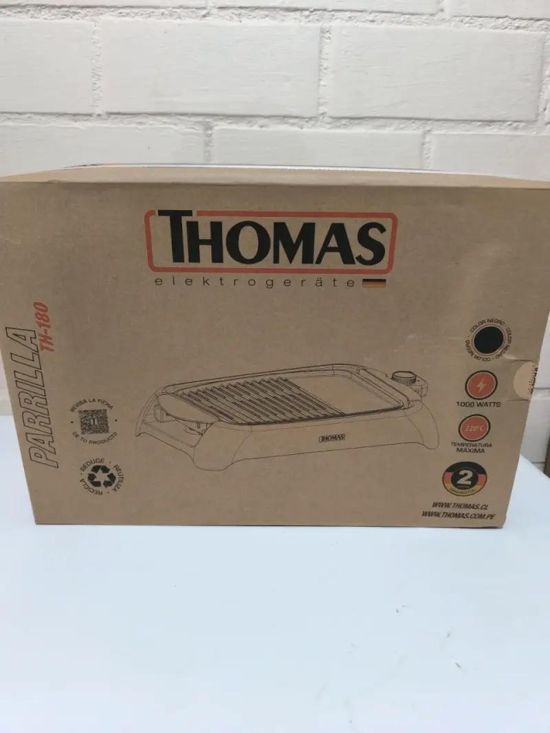 Parrilla eléctrica Thomas TH-180 1000W - 2