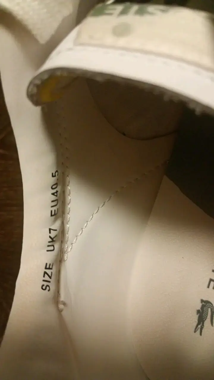 Zapatillas blancas Lacoste de cuero - 3