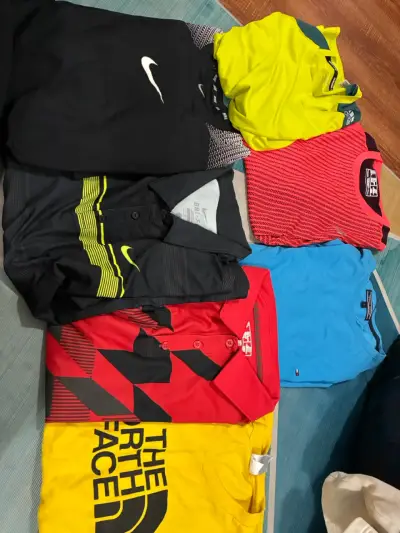 Lote 7  Poleras Deportivas Nike y The North Face - miniatura 1